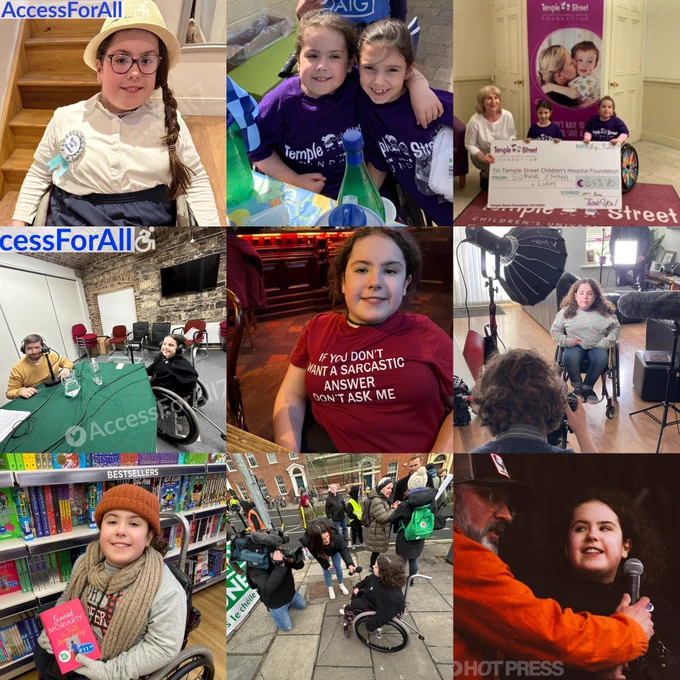Multiple photos of Sophia for international women’s day.