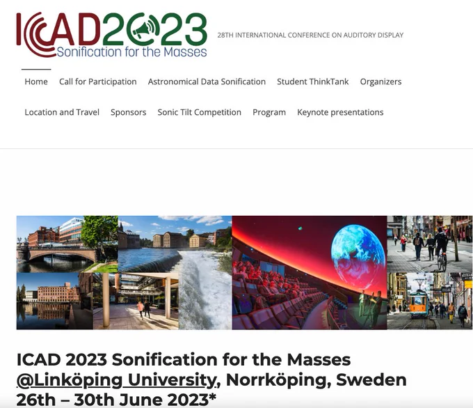 International conference on auditory display 2023