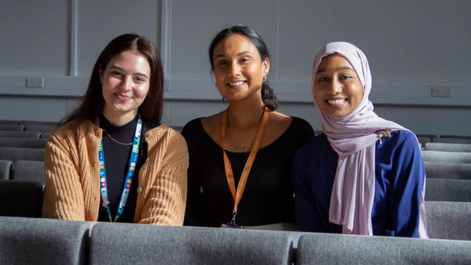 Himani, Aimee and Raha