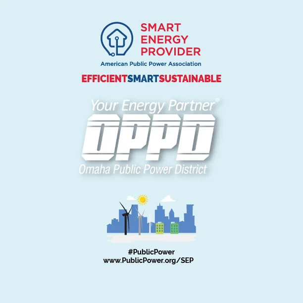 The American Public Power Association has named OPPD a Smart Energy Provider for being efficient, smart and sustainable. Learn more at www.PublicPower.org/SEP #PublicPower