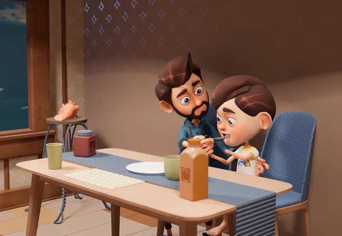 Short film "Jimmy" in 2.5 style.