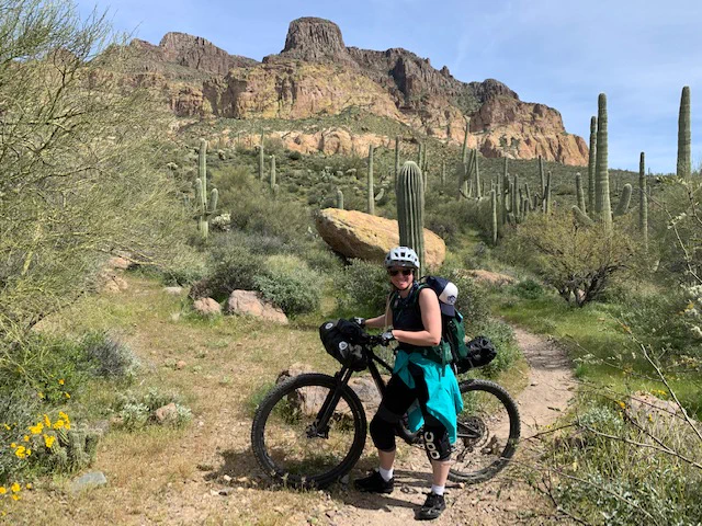 Rebecca Butler mountain biking