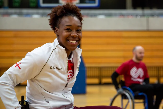 Saffery Champness lifted the #SupportTheNext Trophy, SportsAid's annual wheelchair basketball competition, at the @CopperBoxArena yesterday 🏀 

The 15-team tournament, sponsored by Reed Smith, celebrated accessibility and inclusion as part of #SportsAidWeek 2023! 

#MyMiles
