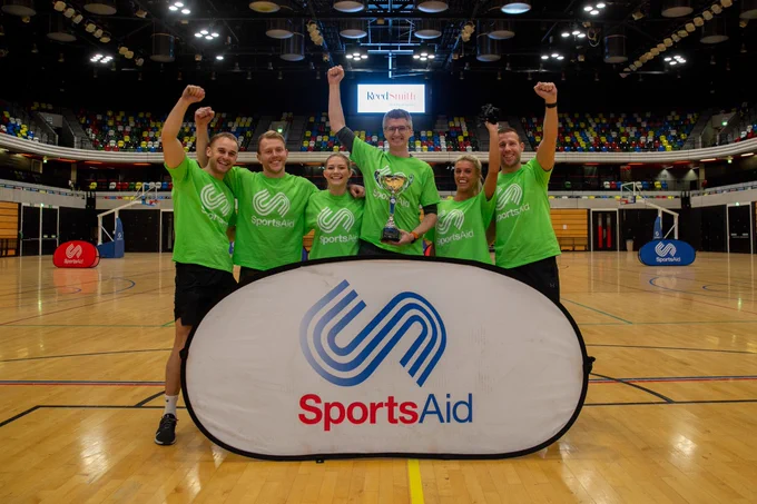 Saffery Champness lifted the #SupportTheNext Trophy, SportsAid's annual wheelchair basketball competition, at the @CopperBoxArena yesterday 🏀 

The 15-team tournament, sponsored by Reed Smith, celebrated accessibility and inclusion as part of #SportsAidWeek 2023! 

#MyMiles