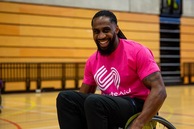 Saffery Champness lifted the #SupportTheNext Trophy, SportsAid's annual wheelchair basketball competition, at the @CopperBoxArena yesterday 🏀 

The 15-team tournament, sponsored by Reed Smith, celebrated accessibility and inclusion as part of #SportsAidWeek 2023! 

#MyMiles
