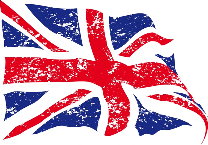 Stylised image of Union Flag blowing in a breeze