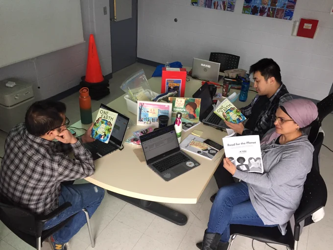 Cedarwood’s Grade 6 teachers are partnering with the Indigo Love of Reading Foundation and The Critical Thinking Consortium in the “Read for the Planet” initiative. Our inquiry question is: “How might we effectively inspire young learners’ love of reading while also nurturing deep, authentic, and caring connections to a living planet?”
@TC2thinks @indigoLOR @YRDSB @YRDSBCECEast @YRDSBEcoSchools 
