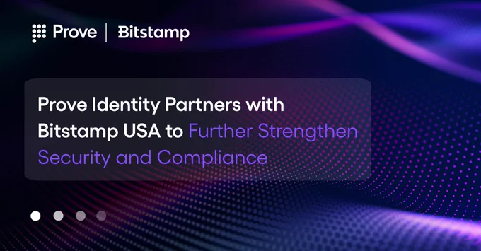 Prove Identity partners with Bitstamp USA to further strengthen security and compliance
