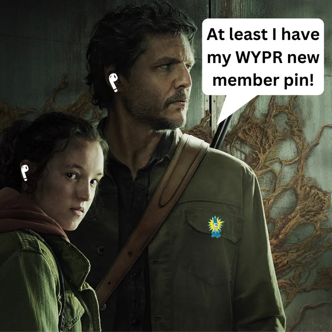 At least I have my WYPR new member pin!