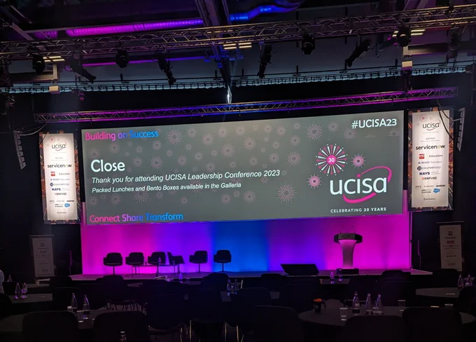 The UCISA23 Leadership Conference Stage 