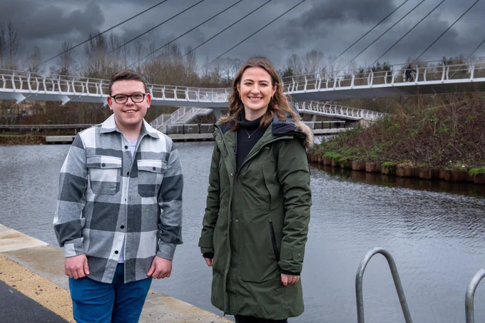 Niamh Smith and Hayden Atkin