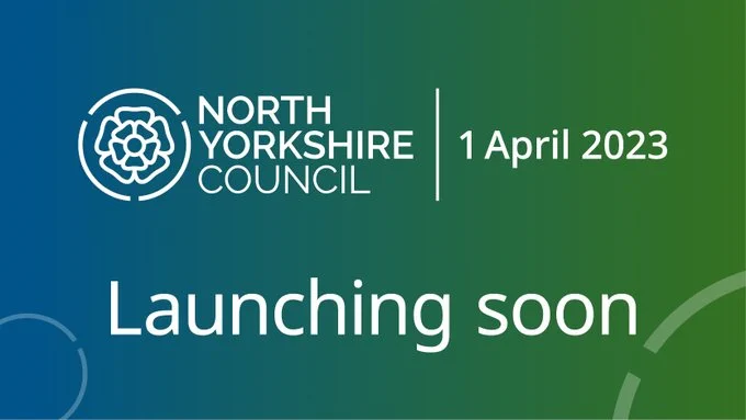 Image of North Yorkshire Council launching on 1 April 2023