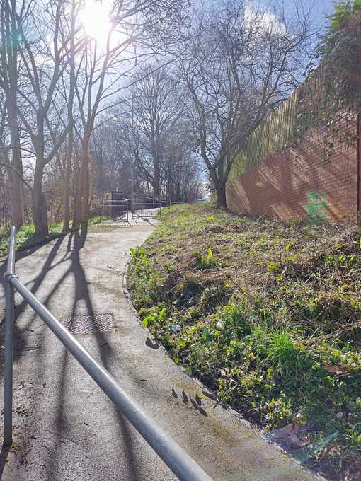 Ealing footpath after PoPs' work