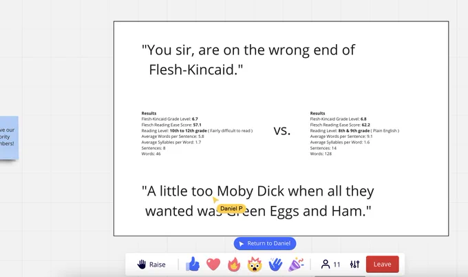 Screenshot of a Miro board