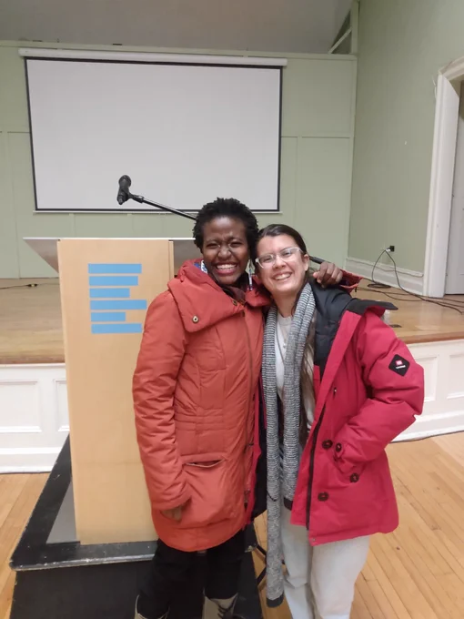 Ciku Gitonga and Vera Hadzic pictured together after the event.