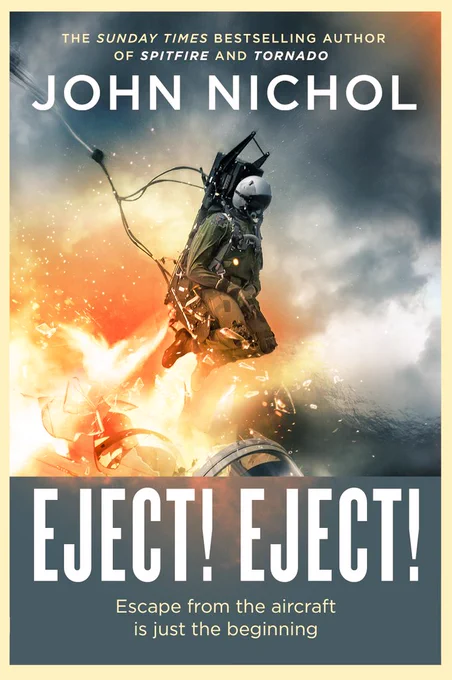 Cover of John's Eject book showing a test ejection 