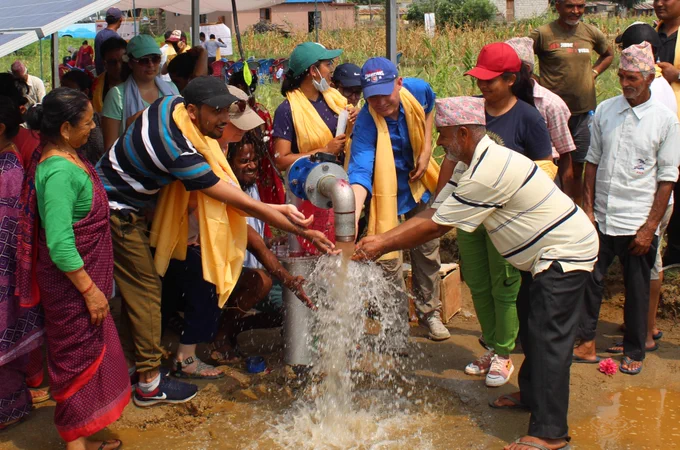 ASU School of Sustainability students worked with residents in Nepal to secure year-round irrigation for their crops using solar power to keep their groundwater wells flowing during dry seasons.