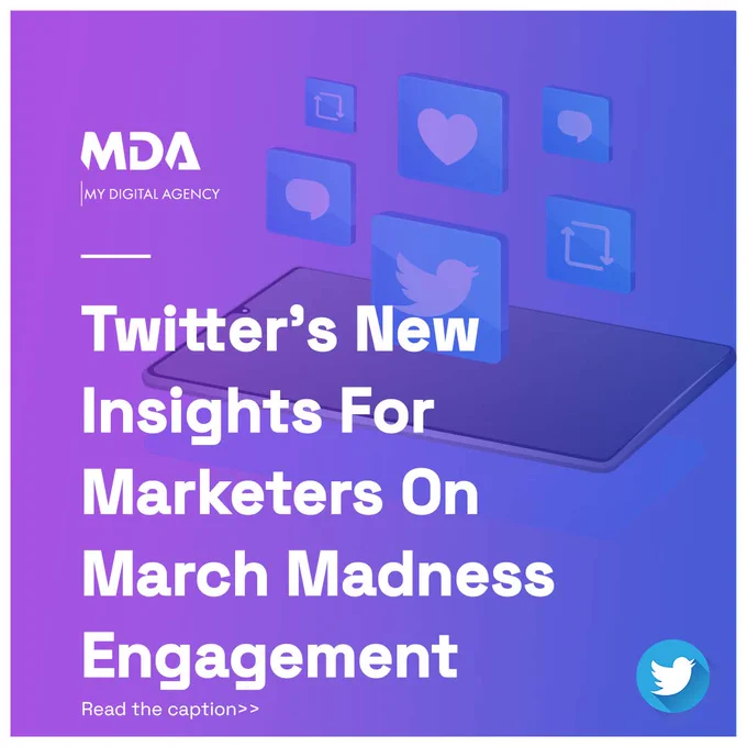 Twitter's new insights will help marketers align with March Madness Engagement.