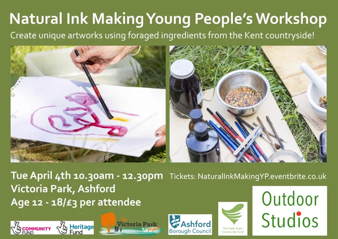 Natural Ink Making Workshop Poster 