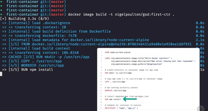 Getting Started with Docker course slide