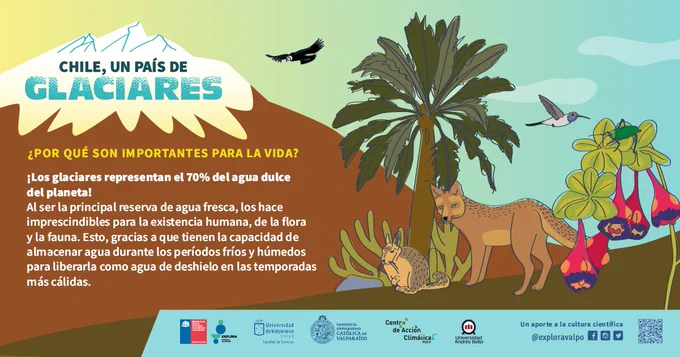 #ChilePaísDeGlaciares pero ¿Por qué se dicen que son fundamentales para la vida?