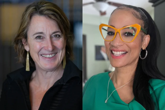  Theatre Arts & Dance Professor Sonja Kuftinec and  Sociology Associate Professor Enid Logan