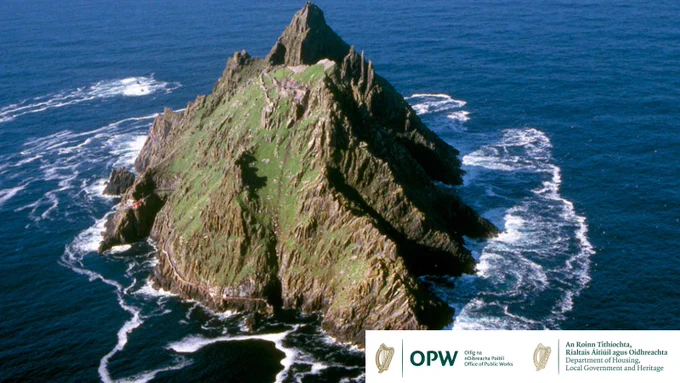 Aerial image of Sceilg Mhichíl