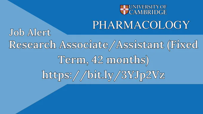 Job advert for Research Associate/Research Assistant