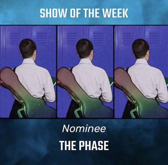 It’s the announcement post that says The Phase is a nominee for show of the week at VAULT Festival