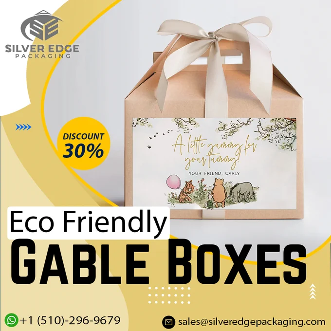 Gable boxes are a great way to showcase your products. They are a great way to display just about anything. They can be used for retail stores, craft shows and festivals, weddings, parties and more. The eco-friendly gable box is made of 100% recycled cardboard. The box is also recyclable after use.
These boxes come in two different sizes – small and large. These sizes are perfect for holding items such as jewelry, accessories, pottery, chocolates and many other items that need to be protected from dirt or dust during transport or storage. These boxes are great because they can be customized with your company name or logo printed. They will look professional when displaying your product at trade shows or events!


