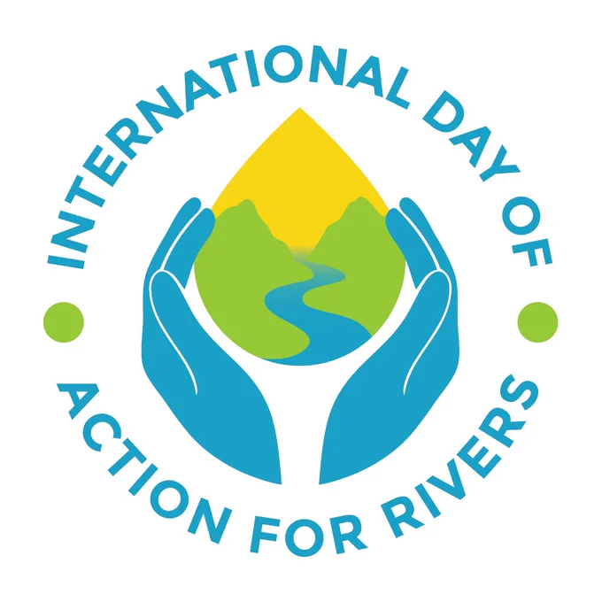 Logo ofr International Day Of Action For Rivers.
