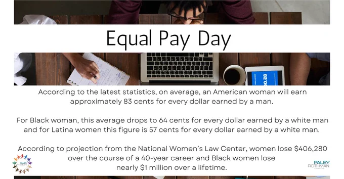 Pay disparity continues to be a blight on our society and suppresses the economic mobility of women.  On this Equal Pay Day, we encourage you to learn more about pay disparity and what can be done to close that gap.
http://ow.ly/mHJw50Ni0mX.