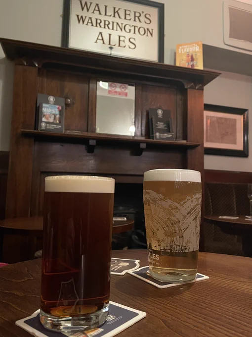 Beers in a pub