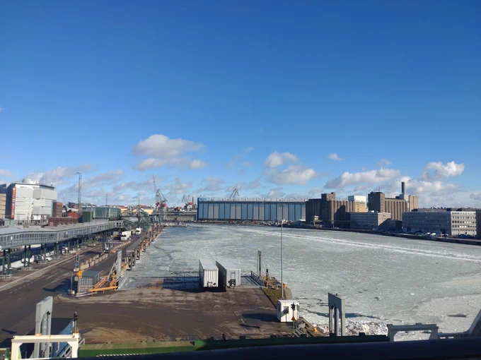 View if Helsinki from the ferry