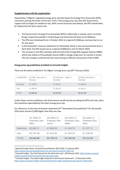 Page 2 of letter to Chancellor - full text for screen readers available on MoneySavingExpert.com