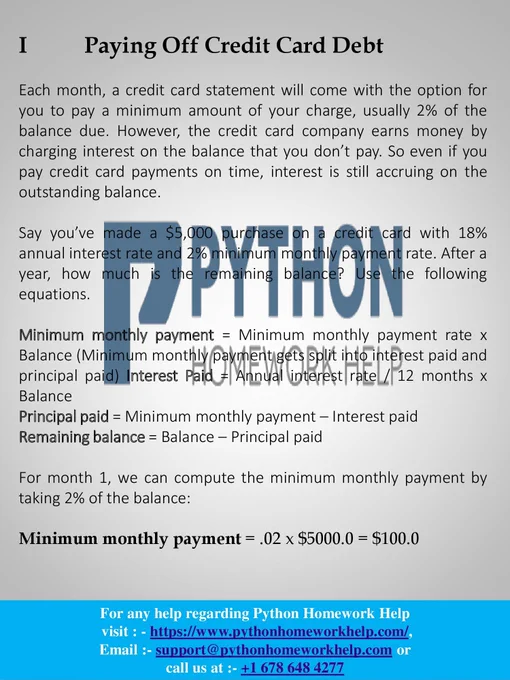 Complete Your Python Homework