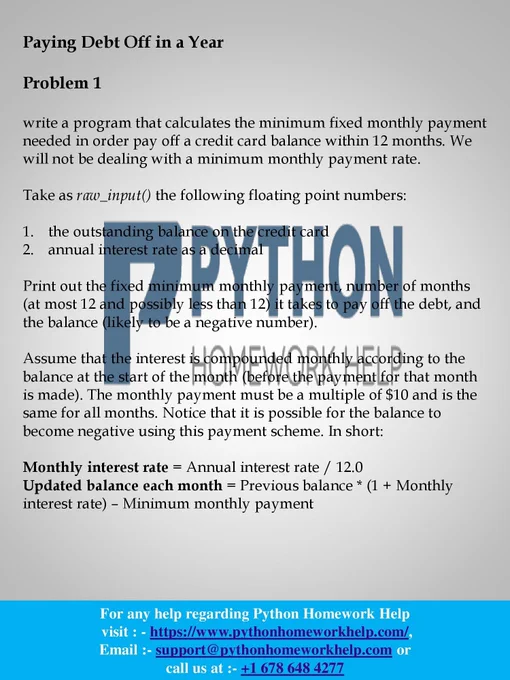 Complete Your Python Homework
