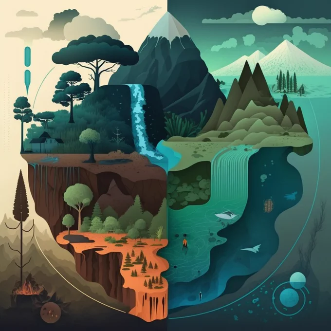 Ecosystems interconnecting
