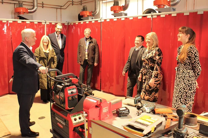 aking a look at one of the centre's welding stations are, from left, Martin Johnson, Business Conformance Director at Metalcraft; Anna Goodall, Assistant Director responsible for Economic Growth at Fenland District Council; Paul Medd, Chief Executive of Fenland District Council; Cllr Chris Seaton, Fenland District Council's Cabinet member for Education and Skills; Martin Lawrence, Commercial Director at Metalcraft; Deborah Barton, Principal for the Personal and Professional Learning programmes at West Suffolk College; and Louise Unwin, Head of NCTC.