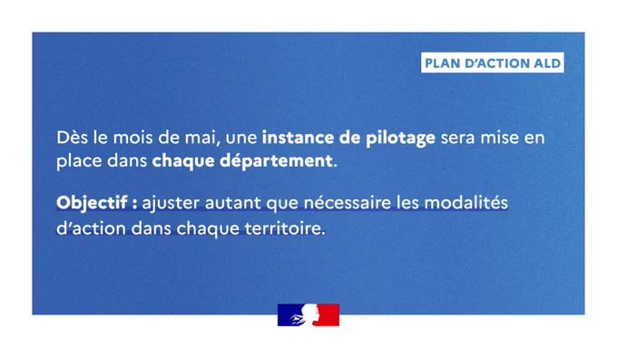 Dès le mois de mai, une instance de pilotage sera mise en place dans chaque département. 
Objectif : ajuster autant que nécessaire les modalités d'action dans chaque territoire.