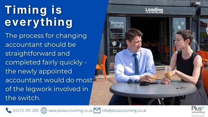 Timing is important when it comes to switching from one accountant to another! 
