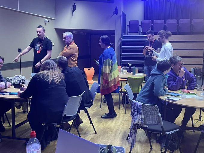 360 camera workshop in action