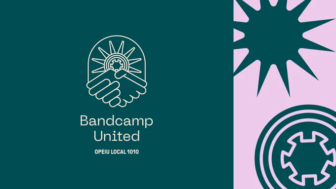 Bandcamp United - OPEIU Local 1010

The logo depicts two hands shaking