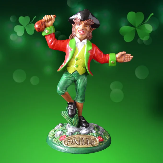 Leprechauns can be painted in our Workshops.