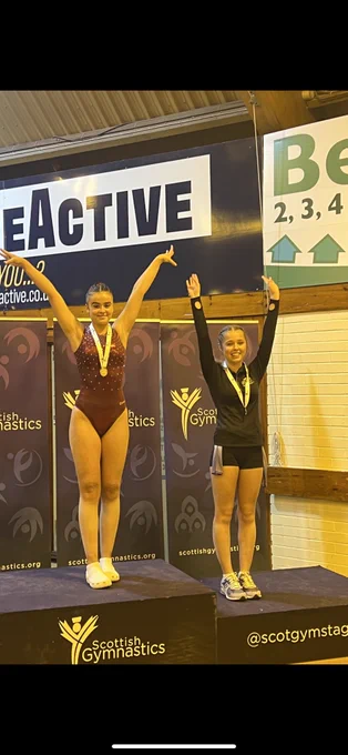 Pic of Kiyla with her gold medal