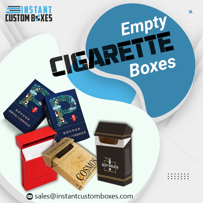 Unlike regular cigarette boxes, you can design custom ones per your demands and needs. This is a cherishable edge you can utilize for your cigarette packaging and brand. In custom packaging, you can choose the material and design art that suits your cigarette brand. In simple words, custom packaging is a way to create more suitable packaging for your cigarette brand.

In the paper material selection, we have many options for you. Depending on your wish and demand, you can choose cardboard, kraft, or corrugated. However, Kraft is comparatively better for manufacturing cigarette boxes, and cardboard is a suitable choice for the secondary packaging of customized cigarette boxes.

