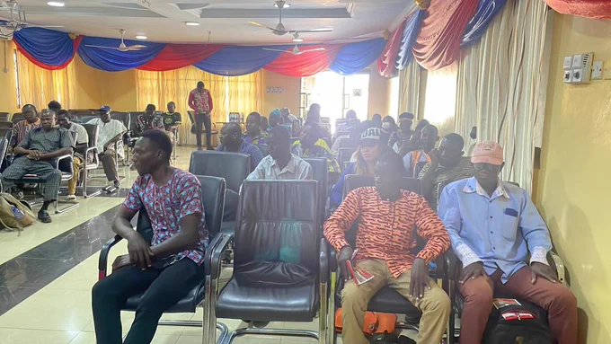 Participants at the roadshow in Bolgatanga