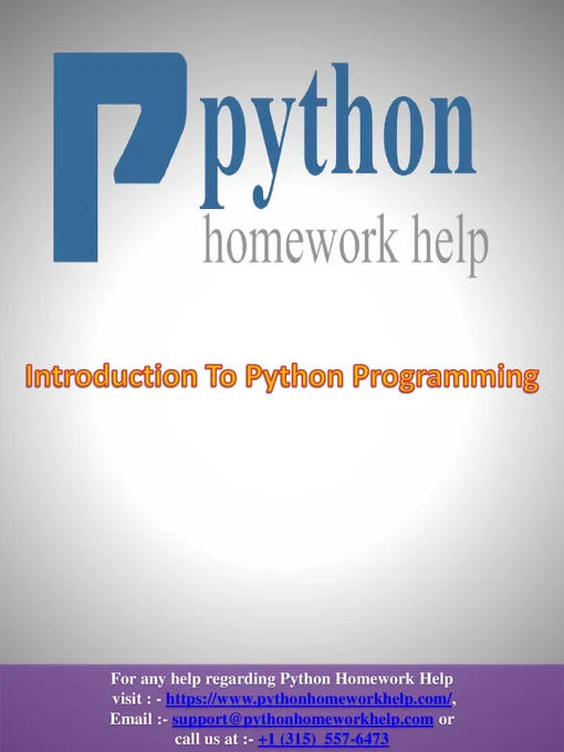 Python Homework Solution