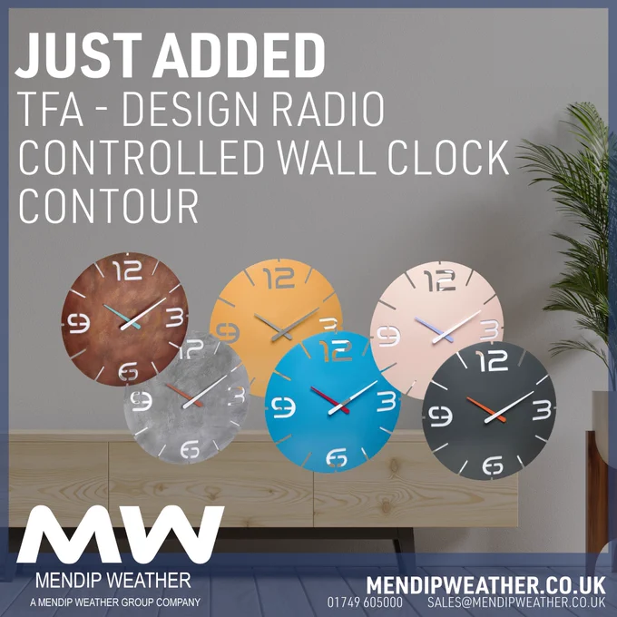 ⭐️ Just added ⭐️

TFA – Design radio controlled wall clock Contour

The wall clock CONTOUR has what it takes to become a classic.

Their design, developed exclusively for TFA Dostmann by Mosru Mohiuddin, is memorable and timelessly beautiful.
The watch consists of a two-layer, slightly curved dial. Numerals and hour markers are cut out; reinforced by the effective contrast between the white and bright colors on two levels, a clear contour with a spatial depth effect is created. The radio clock is set precisely via the DCF77 signal and changes automatically from summer to winter time.

CONTOUR is also a great gift for friends and acquaintances.

https://mendipweather.co.uk/clocks/wall-clock/tfa-design-radio-controlled-wall-clock-contour/

#clock #affordable #tfadostmann #wallclock #radiocontrol #gift #home #business #stylish