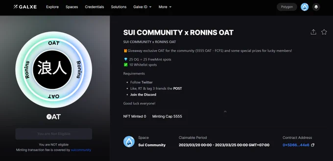 SuiRonins Giveaway OAT